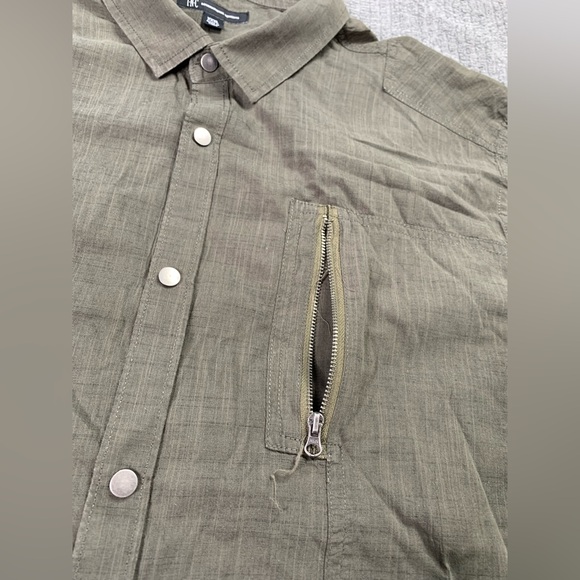 3/$20 Men’s Collared Shirt - INC International Concepts XXXL - Snap Buttons - Picture 3 of 10